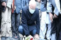 حضور قالیباف بر سر مزار «حاج قاسم»