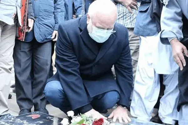 حضور قالیباف بر سر مزار «حاج قاسم»