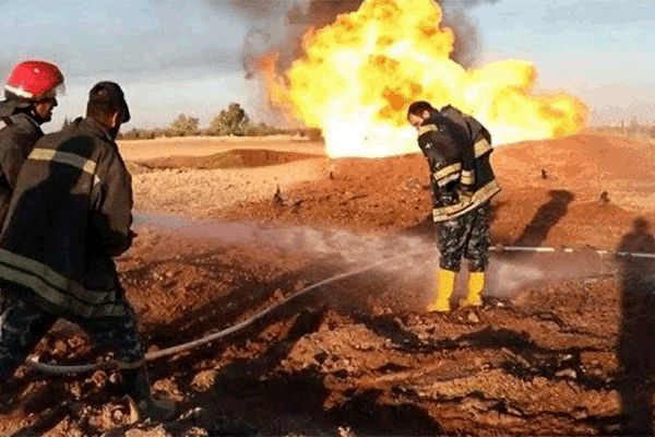 جزئیات آتش‌سوزی خط لوله انتقال نفت به اصفهان