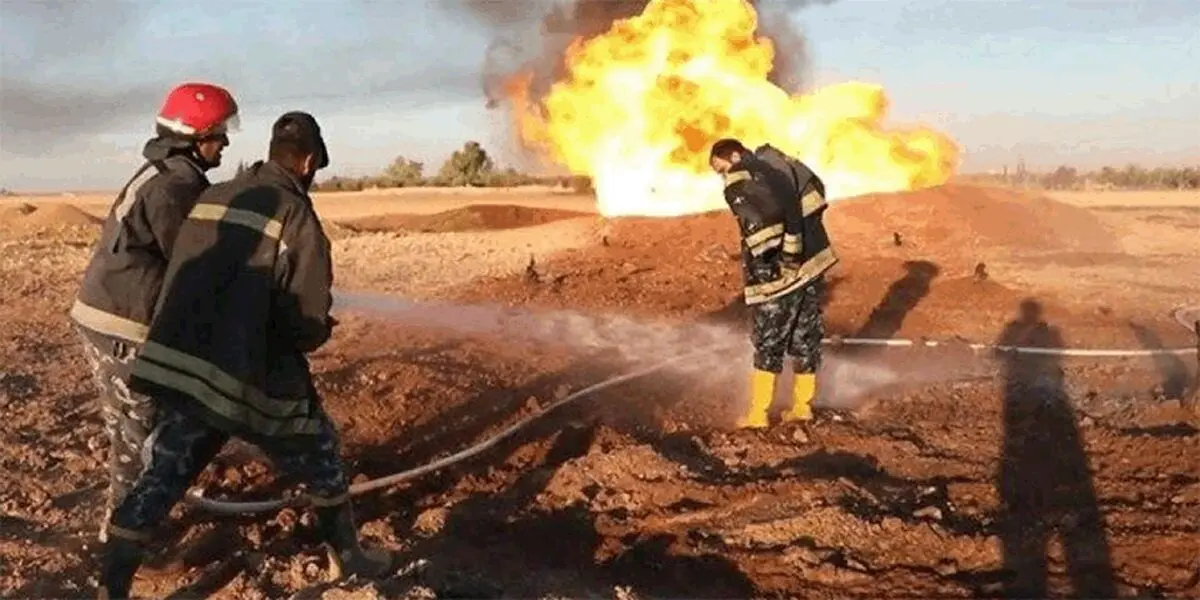 جزئیات آتش‌سوزی خط لوله انتقال نفت به اصفهان