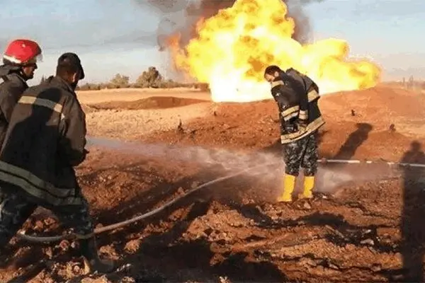 جزئیات آتش‌سوزی خط لوله انتقال نفت به اصفهان