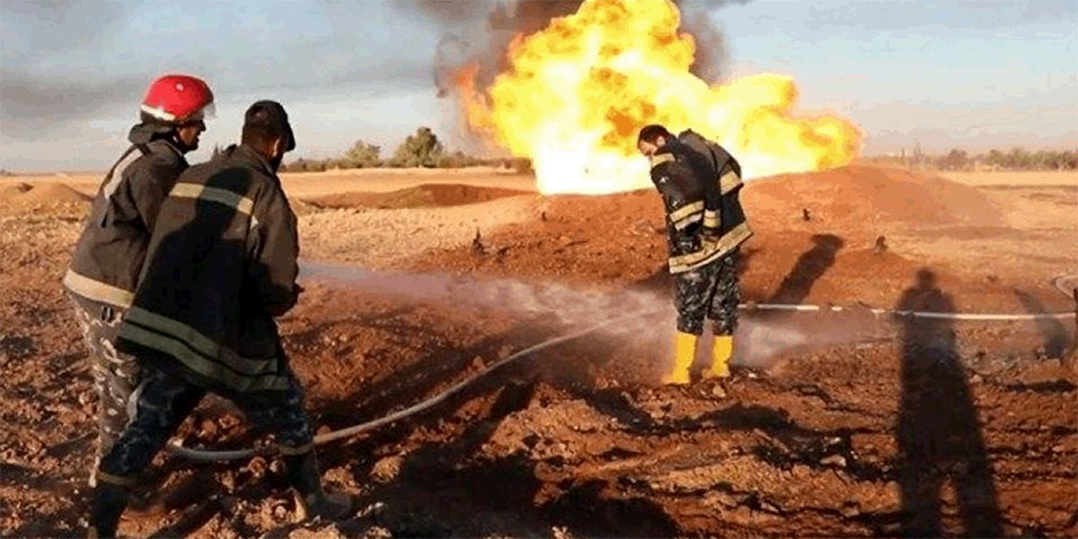 جزئیات آتش‌سوزی خط لوله انتقال نفت به اصفهان