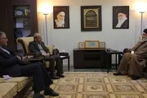 دیدار رئیس سازمان صدا و سیما با سید حسن نصرالله