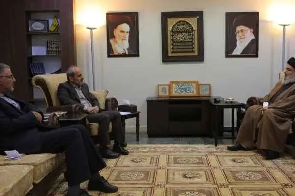 دیدار رئیس سازمان صدا و سیما با سید حسن نصرالله