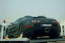 پلاک جعلی بوگاتی