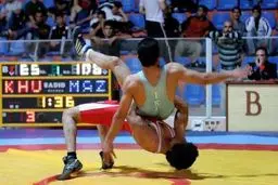 مازندران قهرمان مسابقات کشتی آزاد نوجوانان کشور شد