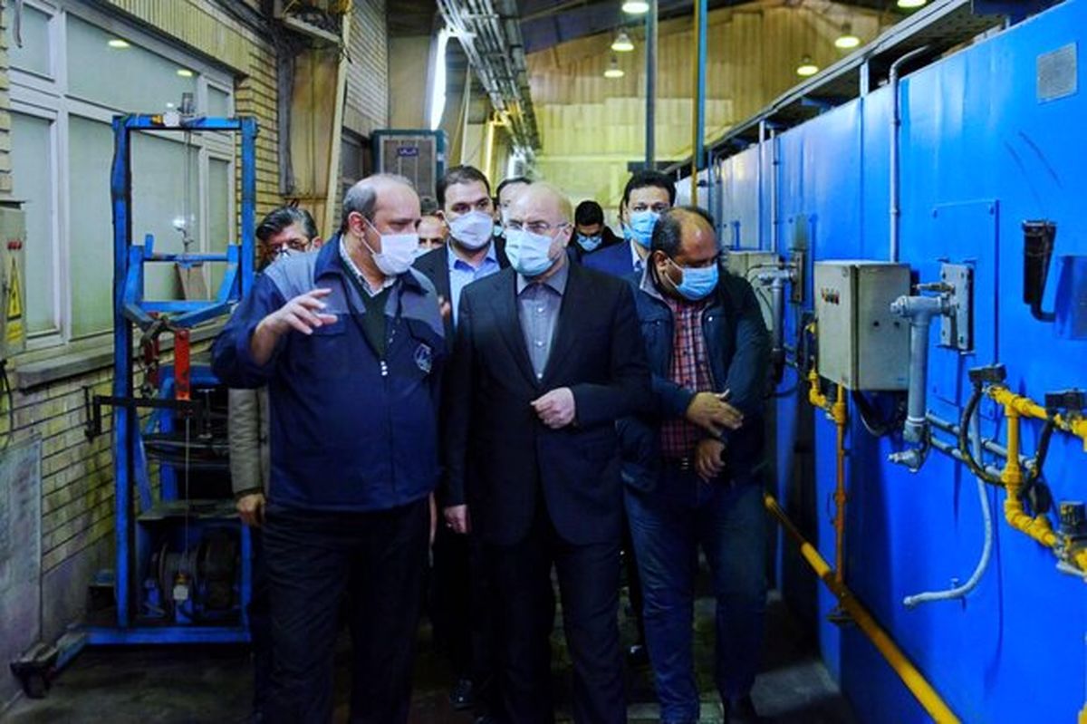 قالیباف از شهرک صنعتی جنوب تهران بازدید کرد