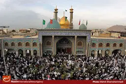 قرائت دعای عرفه در حرم حضرت عبدالعظیم‌ حسنی(ع)