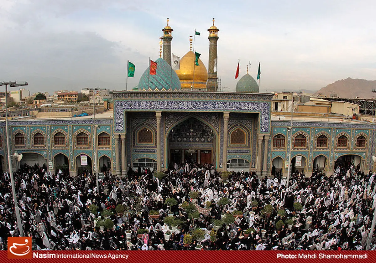 قرائت دعای عرفه در حرم حضرت عبدالعظیم‌ حسنی(ع)