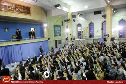 دیدار هزاران نفر از دانشجویان و دانش‌آموزان با رهبر معظم انقلاب