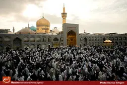 مراسم دعای عرفه در حرم مطهر رضوی(ع)