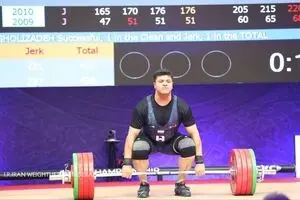 ۳ طلا، ۳ نقره و ۳ برنز برای وزنه‌برداران ایران در آسیا