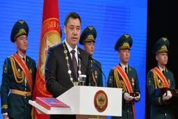 مراسم تحلیف رئیس جمهور قرقیزستان برگزار شد