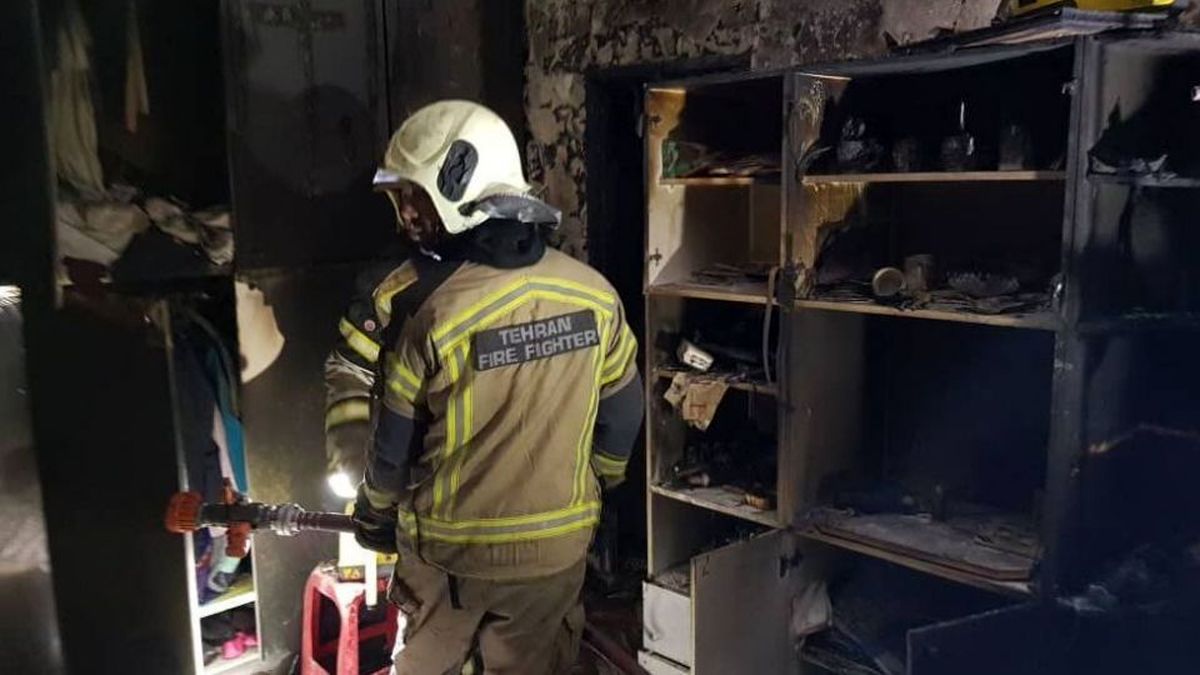  آتش‌سوزی در شیرخوارگاه آمنه تهران 
