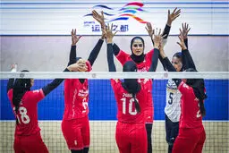 برد مقتدرانه زنان والیبال ایران در آسیا؛ صعود به جمع ۸ تیم برتر