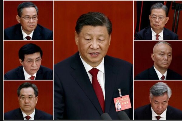 شی جین پینگ مجددا دبیرکل حزب کمونیست چین شد+رونمایی از تیم جدید