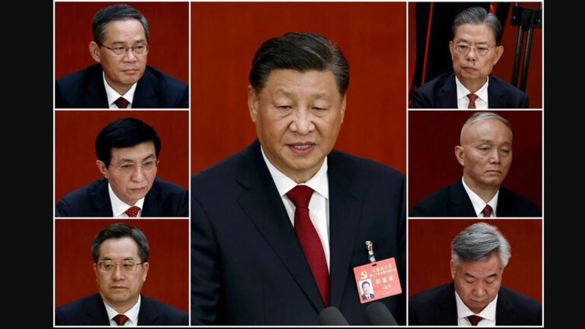 شی جین پینگ مجددا دبیرکل حزب کمونیست چین شد+رونمایی از تیم جدید