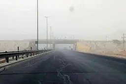 گرد و غبار سنگین در بندرعباس+فیلم