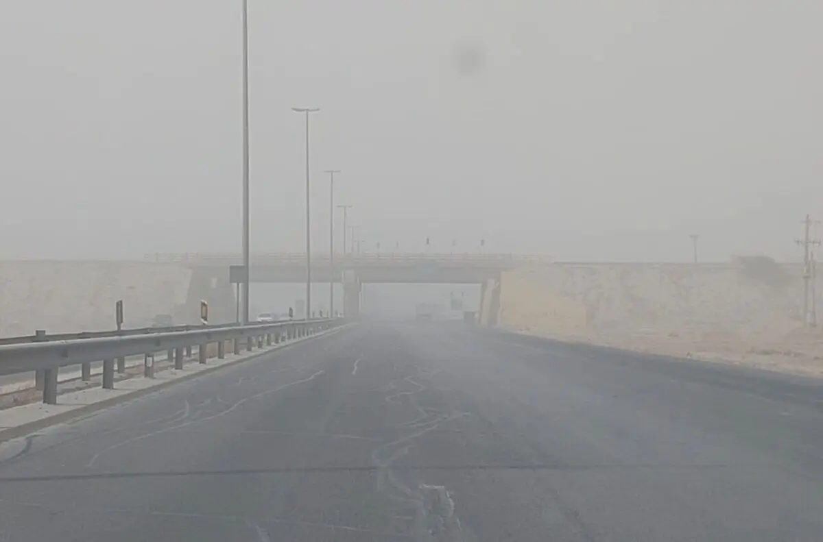 گرد و غبار سنگین در بندرعباس+فیلم