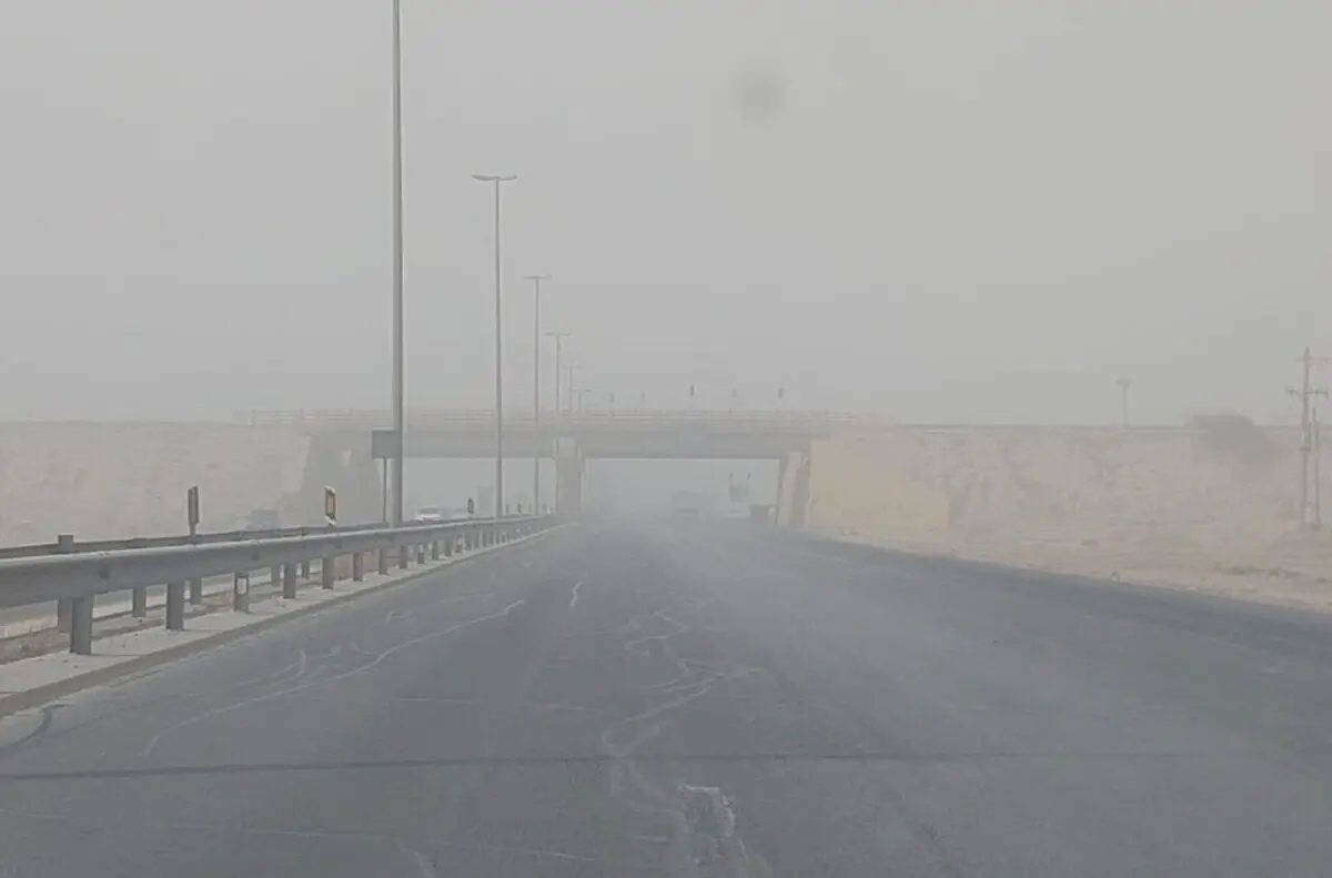 گرد و غبار سنگین در بندرعباس+فیلم