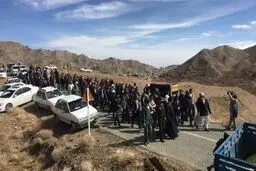 پیکر دانشجوی دانشگاه تهران در زادگاهش تشییع و تدفین شد+فیلم