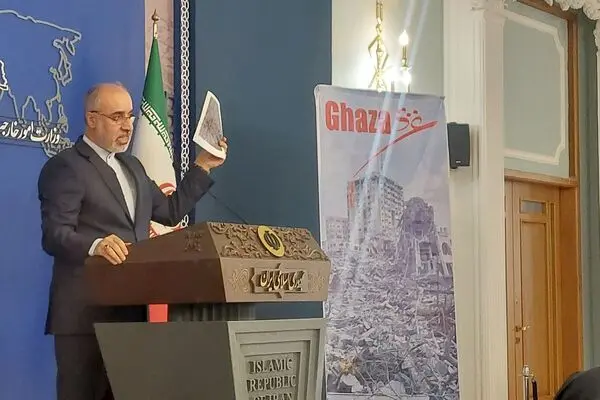 کنعانی: تداوم جنایت‌های رژیم صهیونیستی می‌تواند شرایط را از کنترل خارج کند