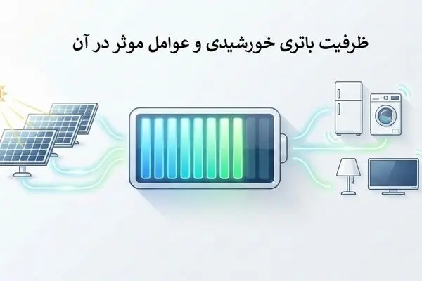 ظرفیت باتری خورشیدی و مدت زمان تامین برق؛ چه رابطه‌ای دارند؟