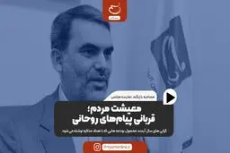 معیشت مردم؛ قربانی پیام‌های روحانی