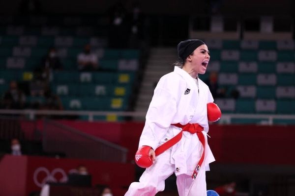 سارا بهمنیار در کاراته برنزی شد