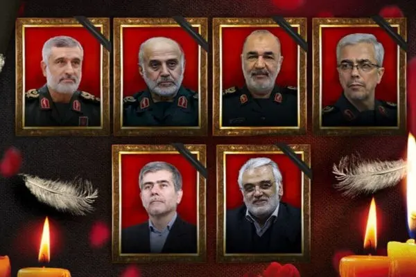 پیکر مطهر فرماندهان شهید شنبه در تهران تشییع می‌شود