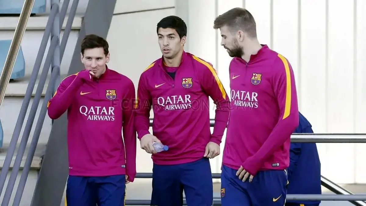 گزارش تصویری:: تمرینات بارسلونا پیش از دیدار با رئال مادرید