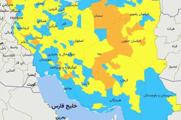 ایران از وضعیت قرمز کرونایی خارج شد