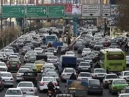 علت ۸۸ درصد ترافیک تهران سفرهای کاری و تحصیلی است