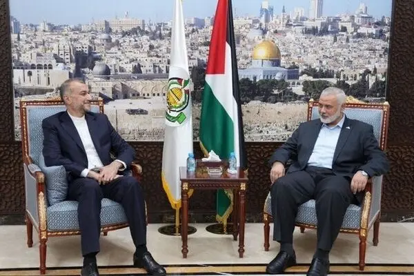 دیدار امیرعبداللهیان با رهبران حماس در دوحه