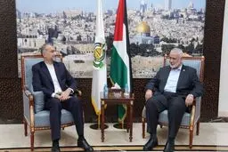دیدار امیرعبداللهیان با رهبران حماس در دوحه