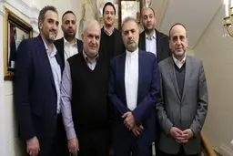 دیدار هیأت حزب الله با سفیر ایران در مسکو