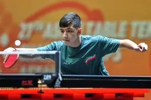 تنیس روی میز ایران مغلوب چین و کره جنوبی شد؛ درخشش بینتیجه بنیامین فرجی