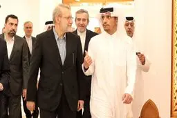 گفت‌وگوی لاریجانی و آل ثانی درباره مذاکرات ایران و آمریکا