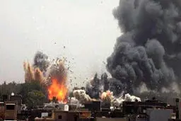 بمباران یکی از پایگاه‌های گردان‌های 