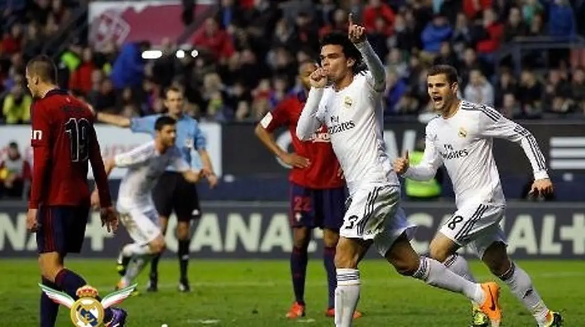 صعود رئال مادرید با برتری ۲–۰ مقابل اوساسونا