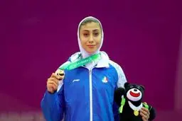 ناهید کیانی به مدال نقره گرندپری چین رسید