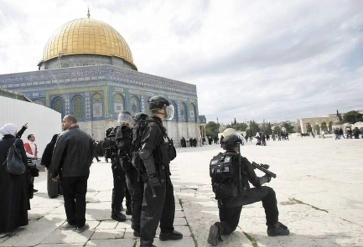 بازداشت 6 جوان فلسطینی در مسجد الاقصی