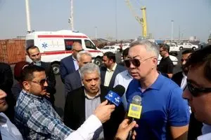 ترمینال قزاقستان در بندر شهید رجایی