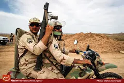 گزارش خبرنگار «نسیم» از برگزاری رزمایش اقتدار مرزبانی