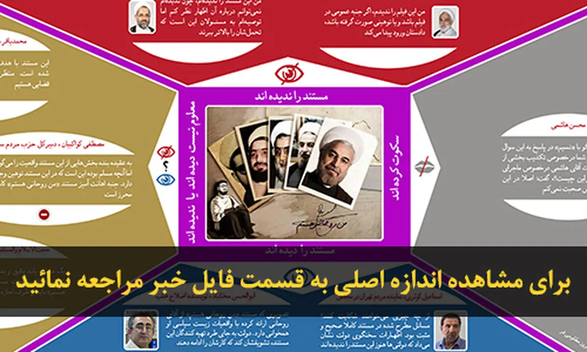 گرافیک اطلاع رسان// آنها که دیده‌اند، آنها که ندیده‌اند