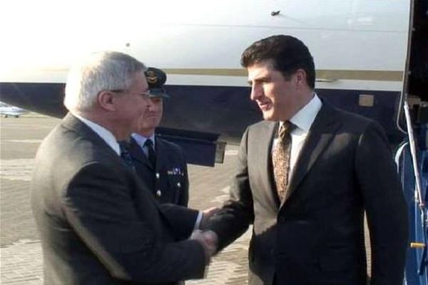 نخست‌وزیر اقلیم کردستان عراق وارد لندن شد