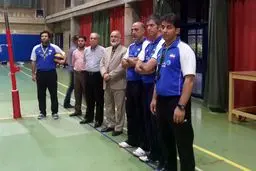 دبیرکل کمیته ملی المپیک از اردوی تیم ملی والیبال نوجوانان بازدید کرد