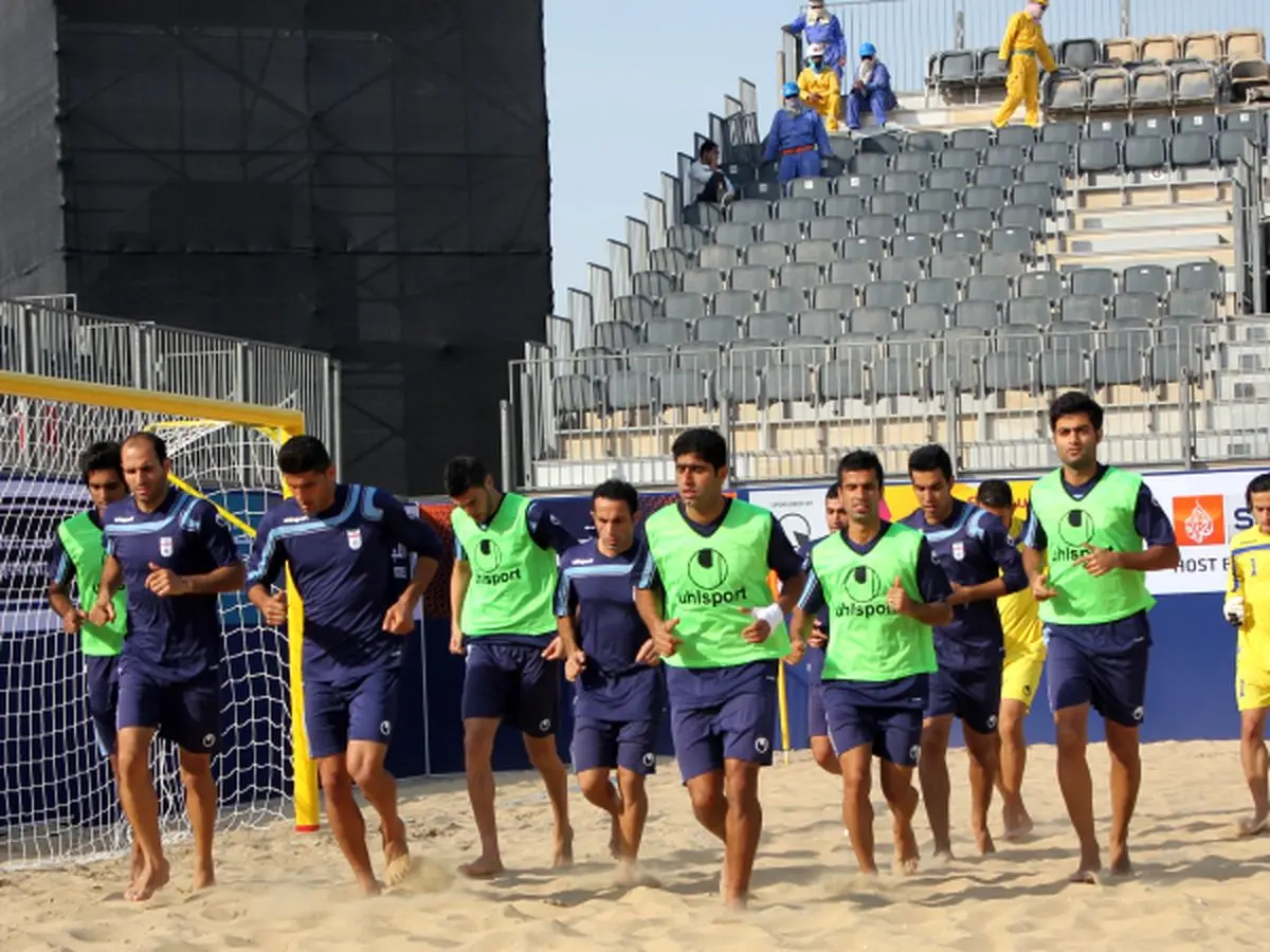 اردوی تازه تیم ملی فوتبال ساحلی آغاز شد