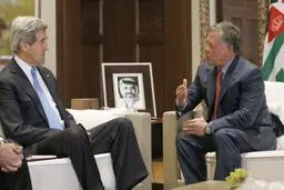 پادشاه اردن در دیدار با 