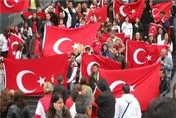 مخالفان دولت ترکیه در استانبول تظاهرات کردند